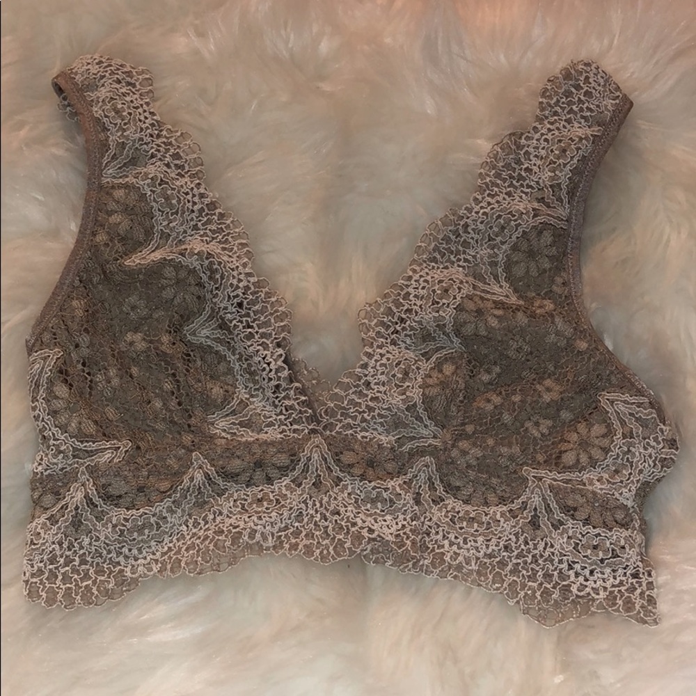 Victoria’s Secret Gold V neck Bralette